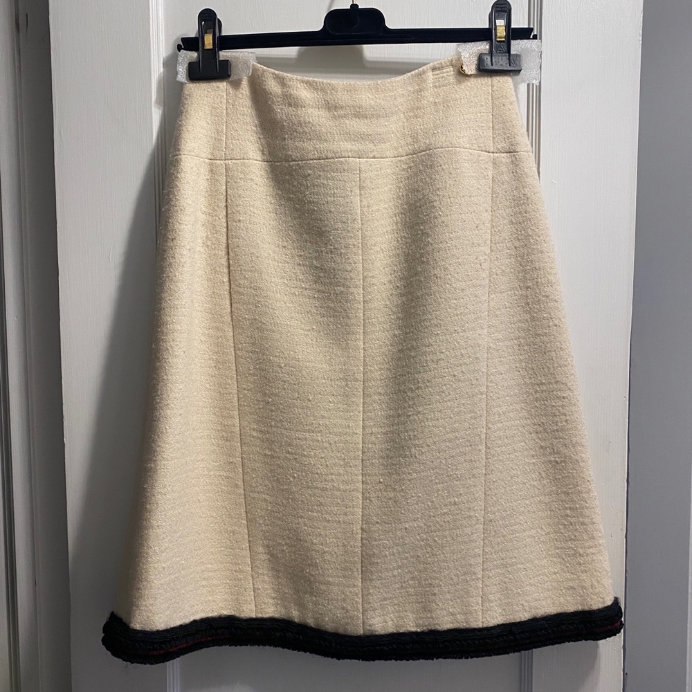 CHANEL cashmere wool and silk skirt, size 36